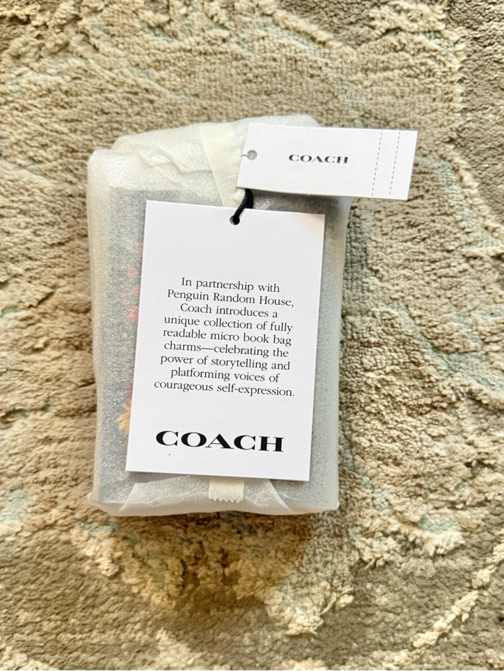 COACH Sense and Sensibility by Jane Austen Book Bag Charm - CFK42 - Picture 6 of 10